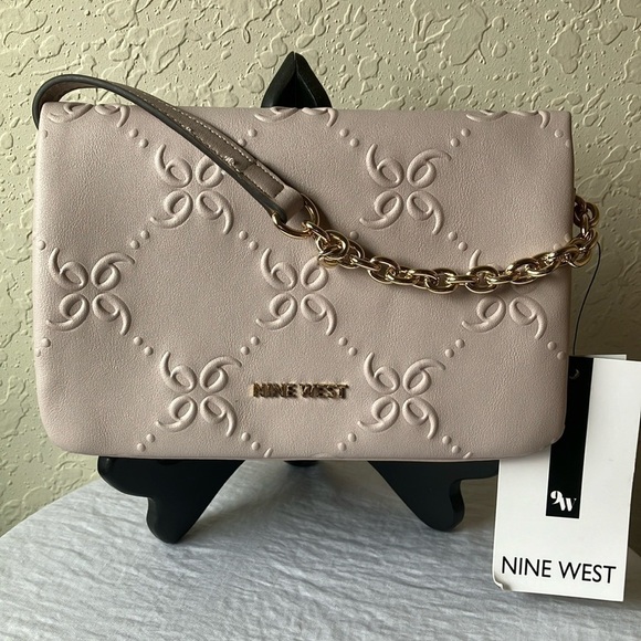 Nine West: Dixie Little shoulder bag with gold tone strap - Picture 1 of 16